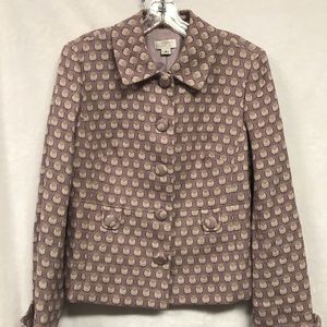 Loft “Channel” Inspired Jacket a8 Lavender/Green 6